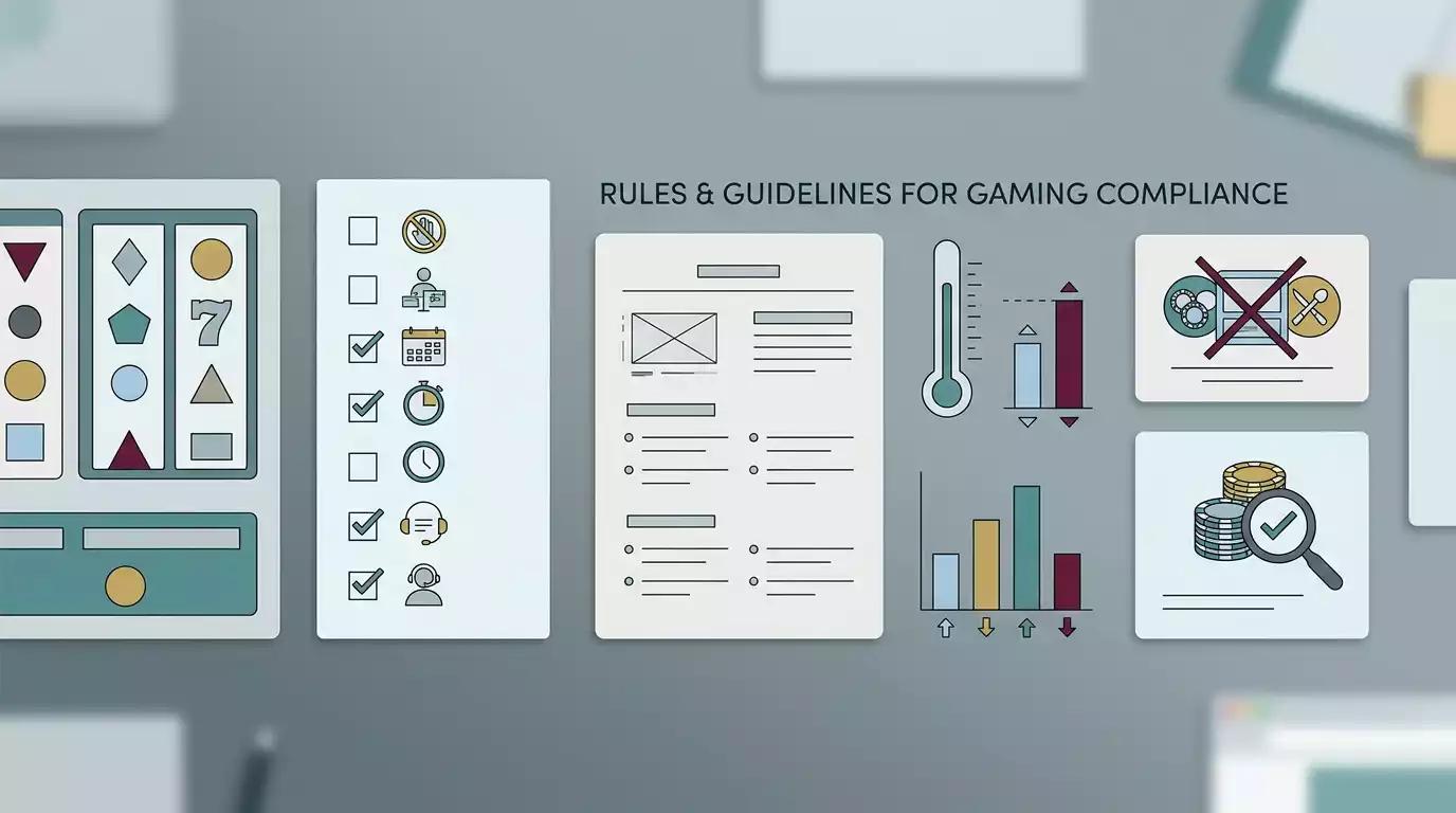 Compliance card showing slot stake limits wagering cap mixed product warning and FatBet bonus checklist