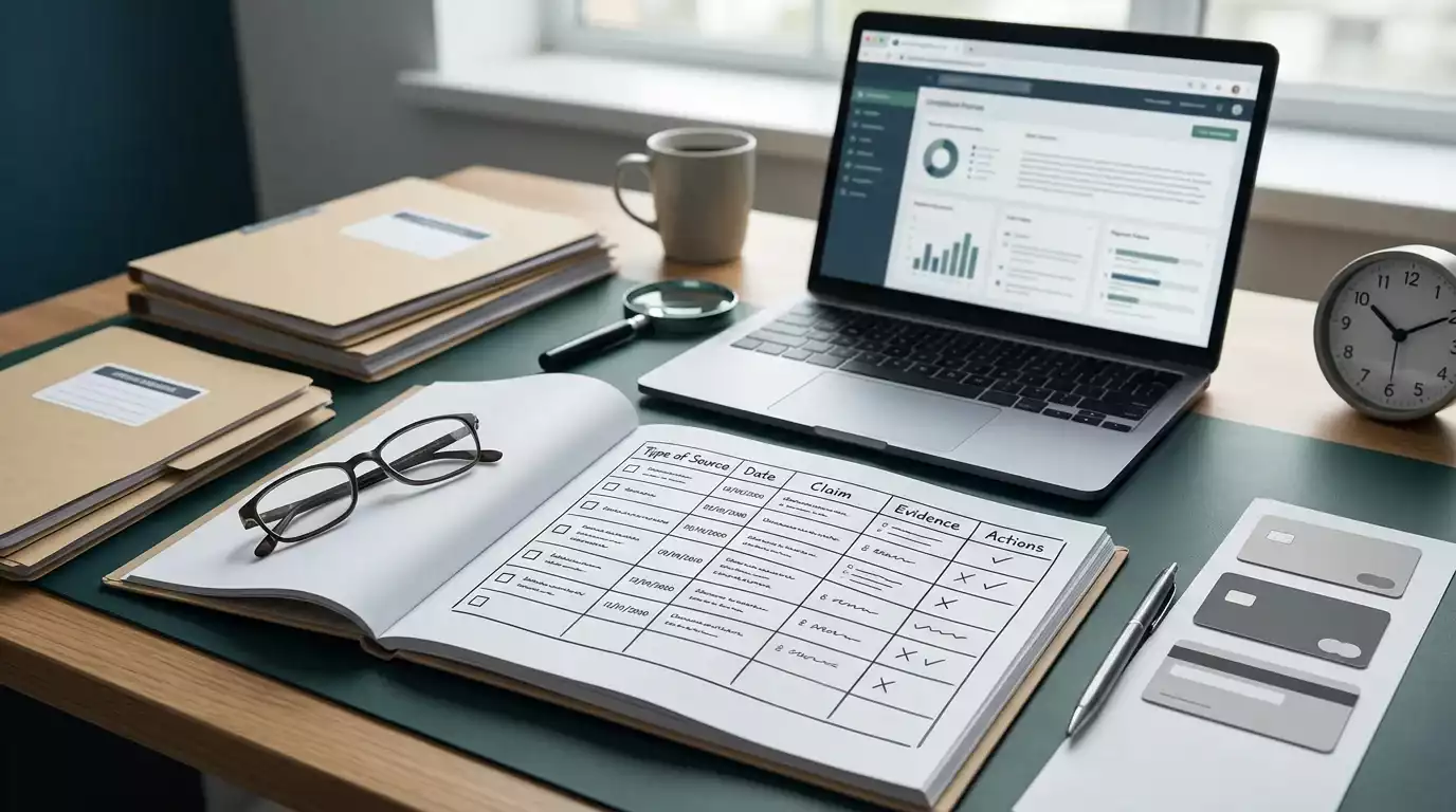 Editorial checklist for complaint sources and withdrawal warning signs